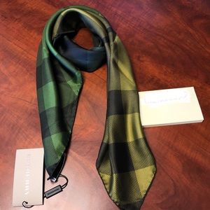 Burberry Check color block Silk Scarf BNWT